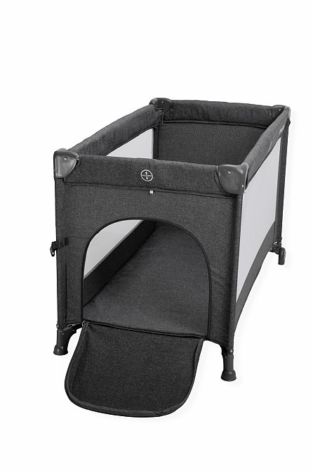 Ліжко-манеж дитяче з другим ярусом та пеленатором VELANO Tino, dark grey Київ - фото 17
