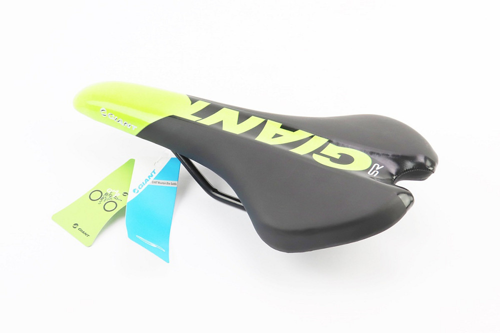 Сидіння MTB 280x140мм, чорно-салатове, НЕ оригінал Київ - фото 1