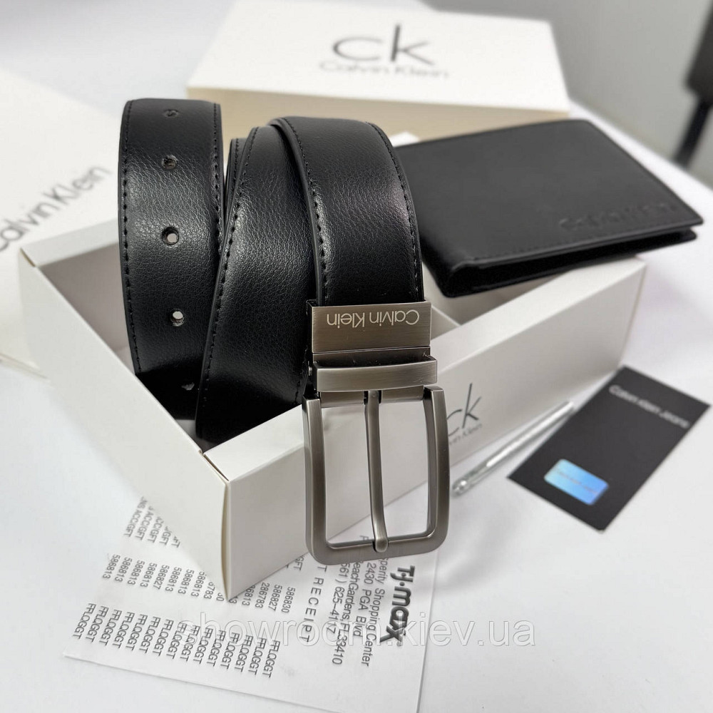 Ремінь і гаманець в подарунковій упаковці Ск (484) Київ - фото 2