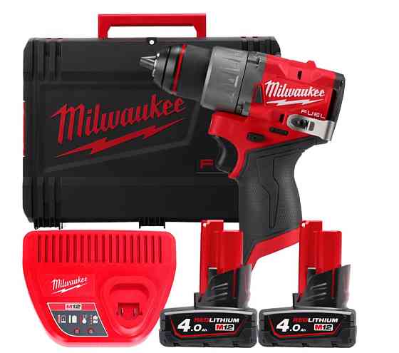 Дриль-шурупокрут акумуляторний MILWAUKEE, M12 FDD2-402X (+ заряд.пристрій, 2 акум., HD кейс) Одесса