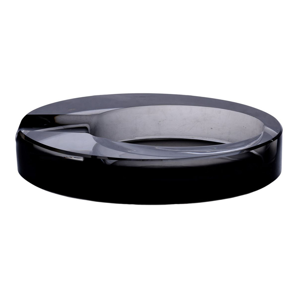 Скляна попільничка для сигарет 13х7.5х2.5 см попільничка декоративна настільна Сіра HP-4-135 Коломия - фото 3