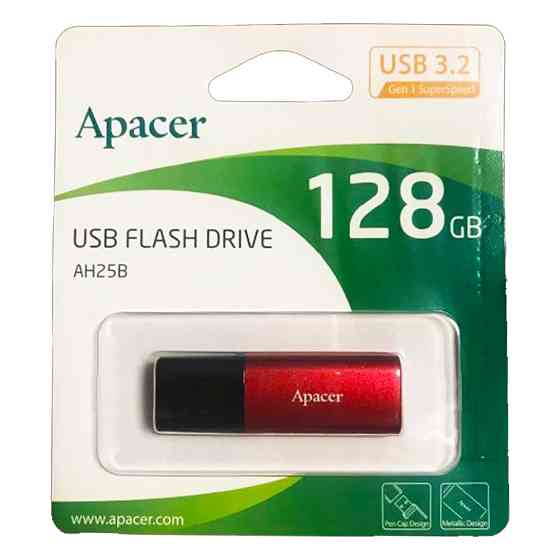 Флешка Apacer 128ГБ USB 3.2 Червона Київ