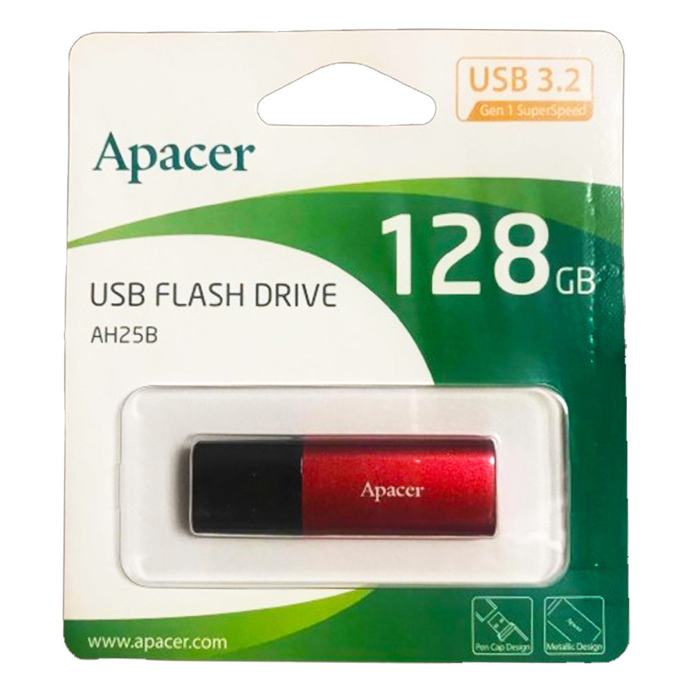 Флешка Apacer 128ГБ USB 3.2 Червона Київ - фото 1