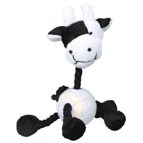 Іграшка Trixie мотузкова з тенісним м'ячем для собак, 16 см (плюш) Вінниця