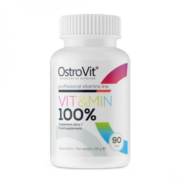 Комплекс витаминов и минералов Ostrovit Vit&Min 90 tabs Луцк - изображение 1