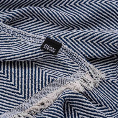 Плед Ardesto Summer 100% хлопок, синий 140х190 см (ART0915SB) Винница - изображение 3