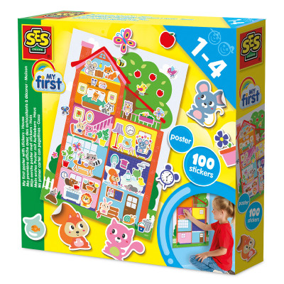 Набор для творчества Ses Creative з наліпками серії My first Затишний будинок (14476S) Винница - изображение 1