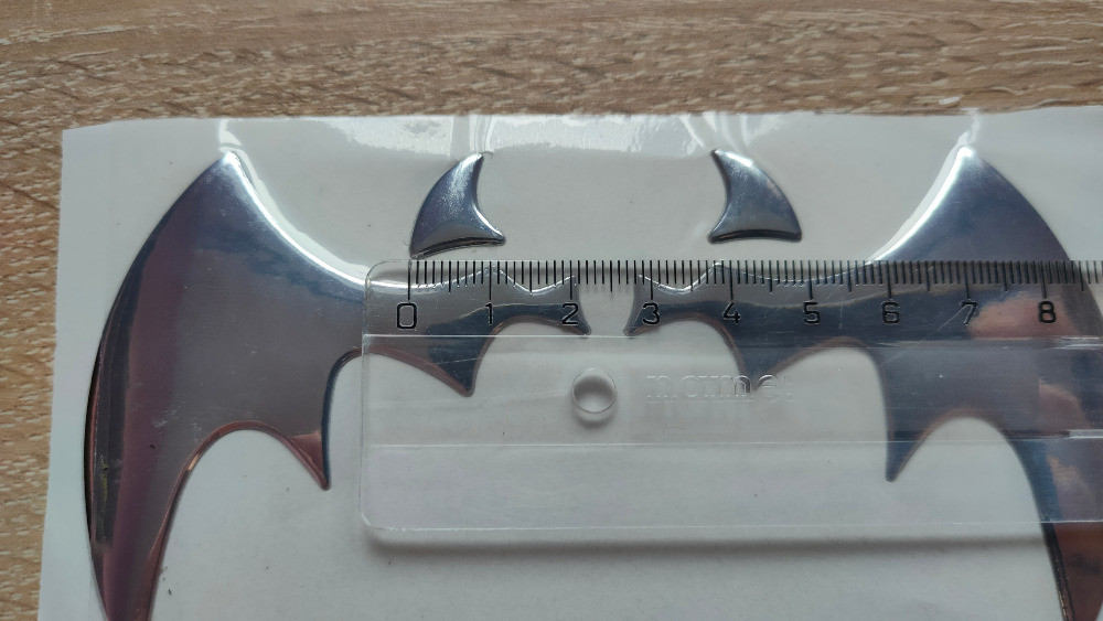 Наклейка объемная на авто-мото Крылья летучей мыши Киев - изображение 4