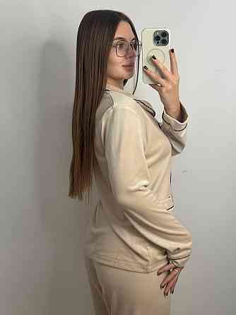 ​​​​​​​Жіночий домашній плюшевий костюм Кремовий XS Харків