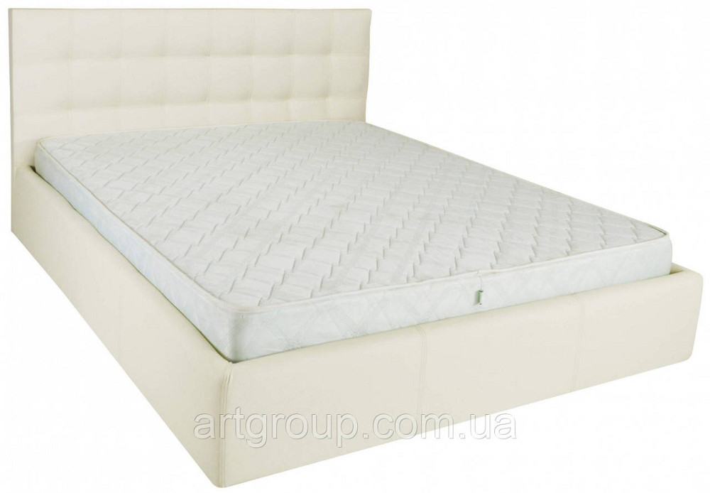 Ліжко Двоспальне Chester Comfort 180 х 190 см Fly 2200 A1 З підйомним механізмом та нішою для білизни Білий Дніпро - фото 20
