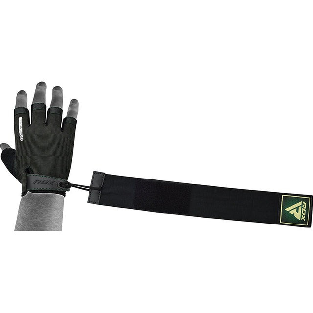 Перчатки для фітнесу RDX T2 Half Army Green XL Кам'янське - фото 5