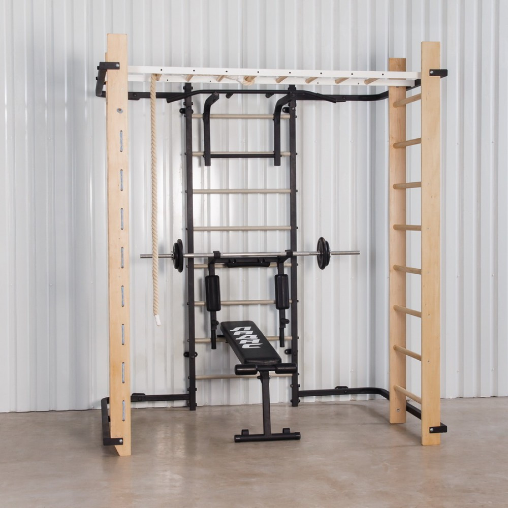 Шведская стенка спортивный комплекс Olimp Black для детей и взрослых усиленная металлическая для всей семьи Каменское - изображение 7