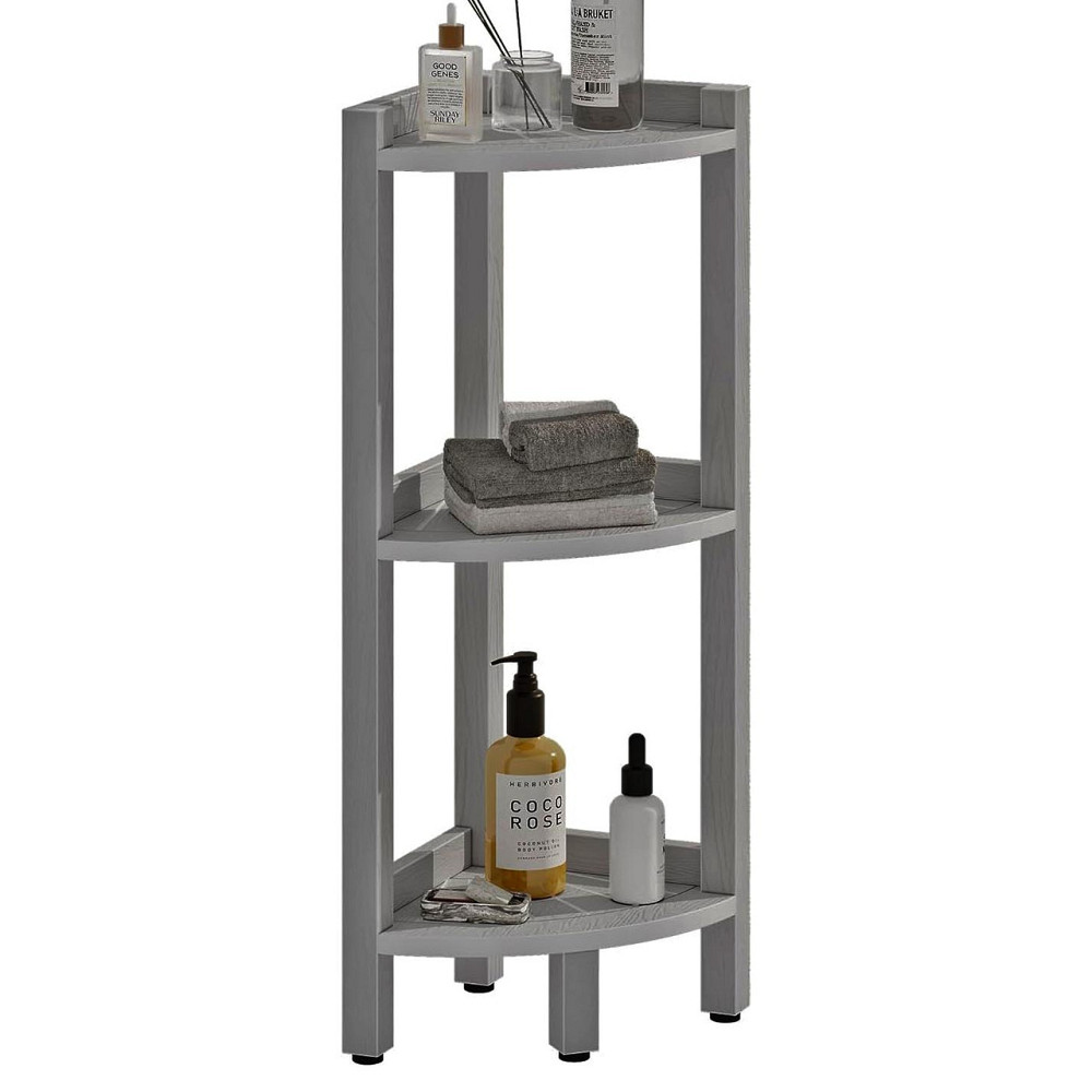 Стеллаж угловой для ванной 