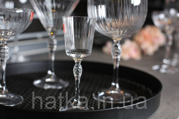 Набір келихів для лікеру горілки 6 шт Італія Bormioli Rocco America'20s 80 мл h — 150 см для дому та ресторанів Київ - фото 2