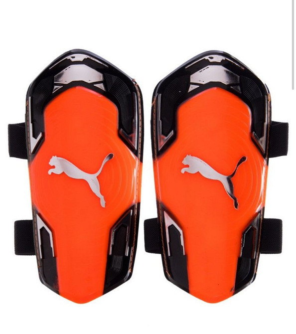 Щитки футбольні PM FB-662-M Вишнёвое - изображение 1