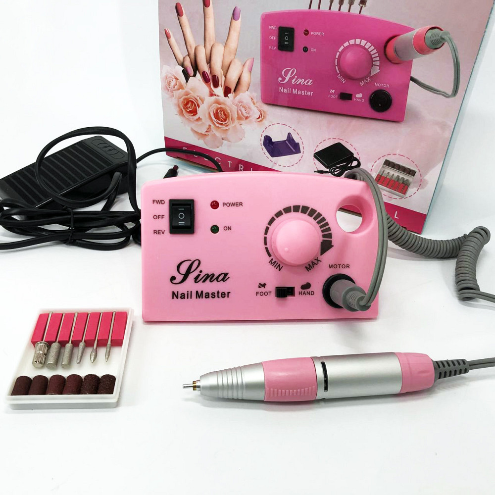 Манікюрна машинка для зняття лаку DM-211 Фрезер для манікюру професійний фрезер педикюру NZ-45 Івано-Франківськ - фото 1