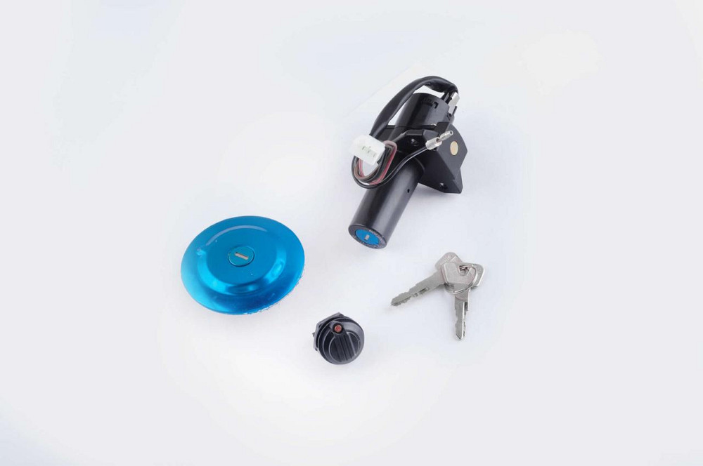 Замок запалювання (комплект) Ямаха YBR125 (+кришка бака) Мукачево - фото 1