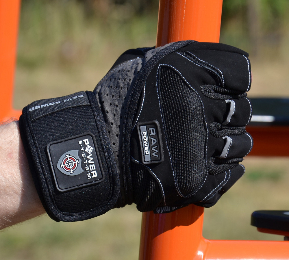 Рукавички для фітнесу Power System PS-2850 Raw Power Black/Grey L Киев - изображение 4