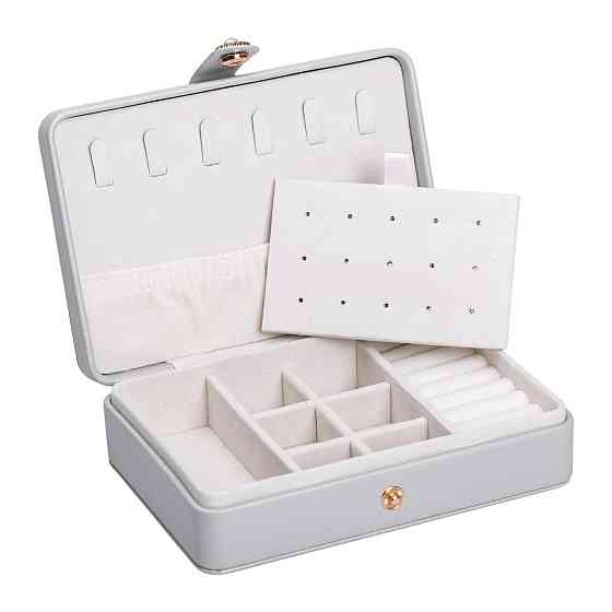 Шкатулка для прикрас з еко-шкіри 16×11 см Київ