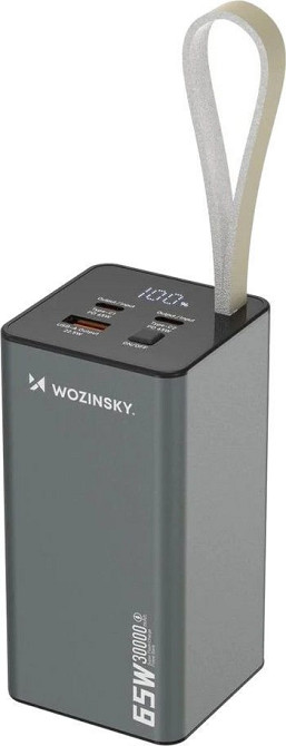 Універсальна мобільна батарея Wozinsky K65+ 30000 65 W Gray (5907769364457) ( 22223 ) Харків - фото 2