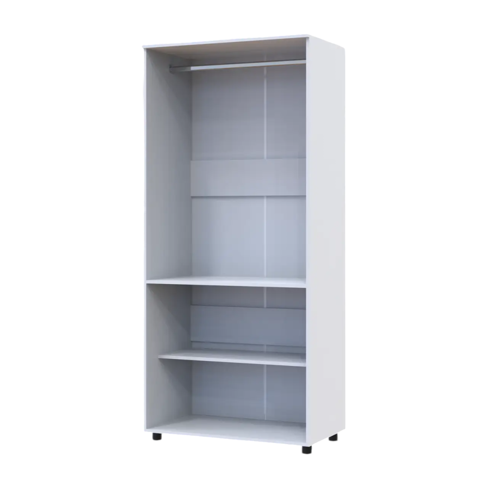 Шафа для одягу Doros Торн Білий 2 ДСП (штанга) 90х51.6х200 (DRS-012019) Дніпро - фото 7