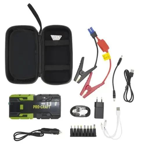 Пуско зарядное устройство повербанк Procraft 10000 мА / г, Powerbank для запуска автомобиля, Павербанк пусковое устройство Львов - изображение 6