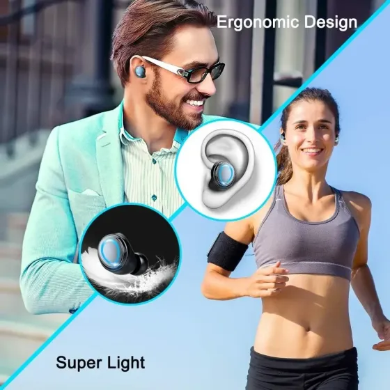 Уцінка: Бездротові навушники Motast I09 Bluetooth 5.3: 140 год звуку, IP7, HD-стерео та шумозаглушення CVC 8.0 Київ