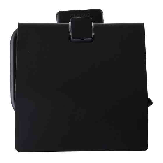 Тримач для туалетного паперу Globus Lux BQ9410 чорний матовий SUS304 (21199) (000021199) Київ