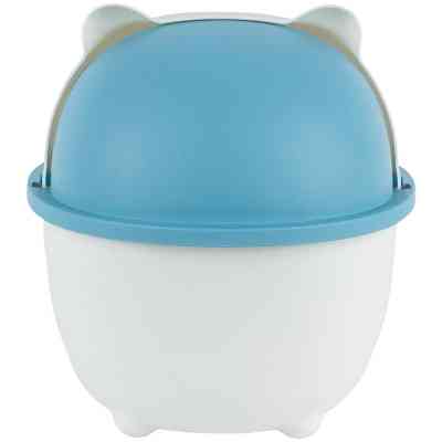 Кошик для паперів Kite Настільний контейнер для сміття, біло-блакитний (K24-009-6) Вінниця