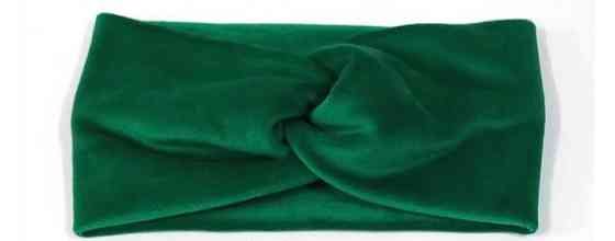 Повязка для волос зеленая детская Киев