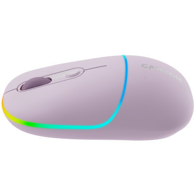 Мышка Canyon MW-22 Dual Band RGB Wireless Pearl Rose (CNS-CMSW22PR) Винница - изображение 3