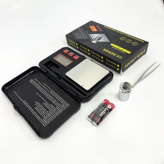 Универсальные карманные ювелирные весы CX-Toolbox 200г, Весы миллиграммовые карманные ювелирные LA-40 Львов - изображение 4
