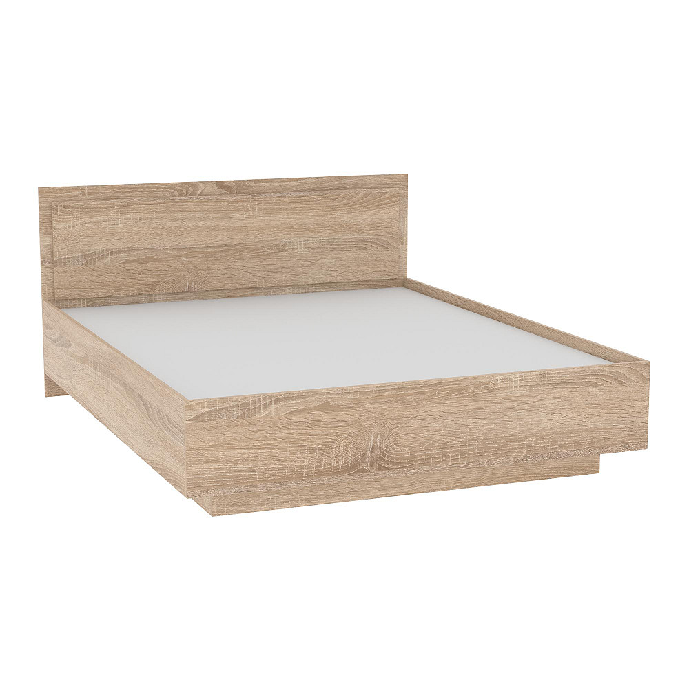 Кровать Кристалл №2 двуспальная, Дуб Сонома, 2035х1632х850 Львов - изображение 1