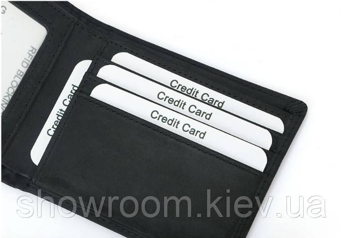 Чоловіче шкіряне портмоне Wild Collection (2121) Київ - фото 5