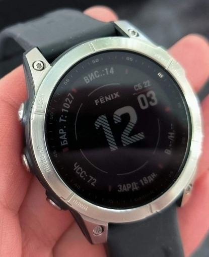 Топовый! Смарт -Часы Garmin Fenix 7 Silver 47mm Киев - изображение 3