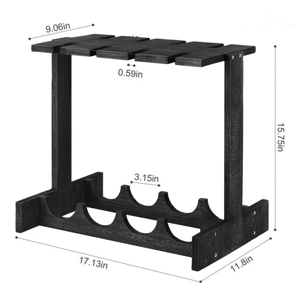 Настольная винная полка 