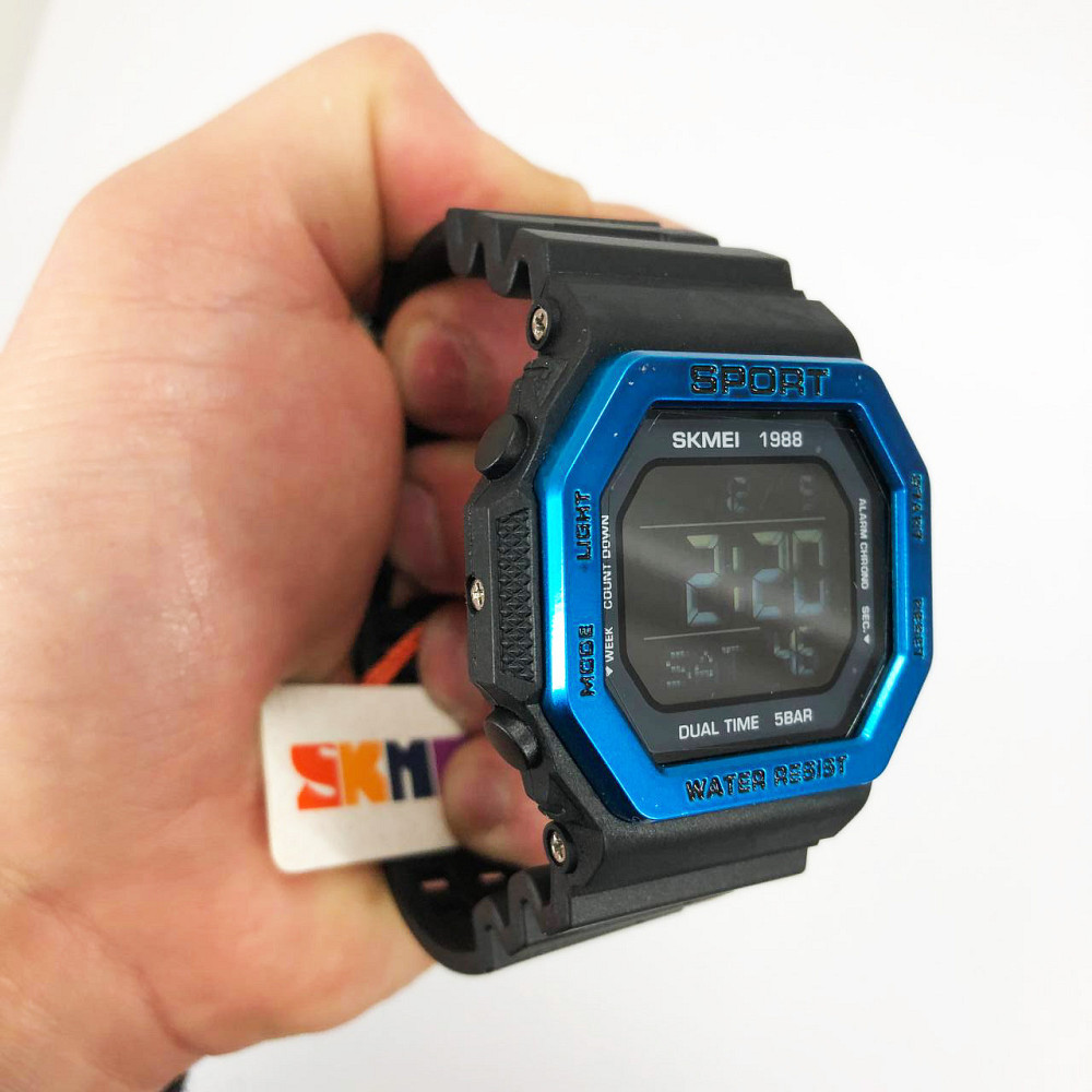 Часы тактические противоударные SKMEI 1988BU, Армейские часы противоударное, Лучшие IQ-771 военные часы Киев - изображение 8