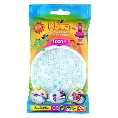 Набор для творчества Hama прозрачных бусин 1000 шт термомозаика (207-19) Винница - изображение 1