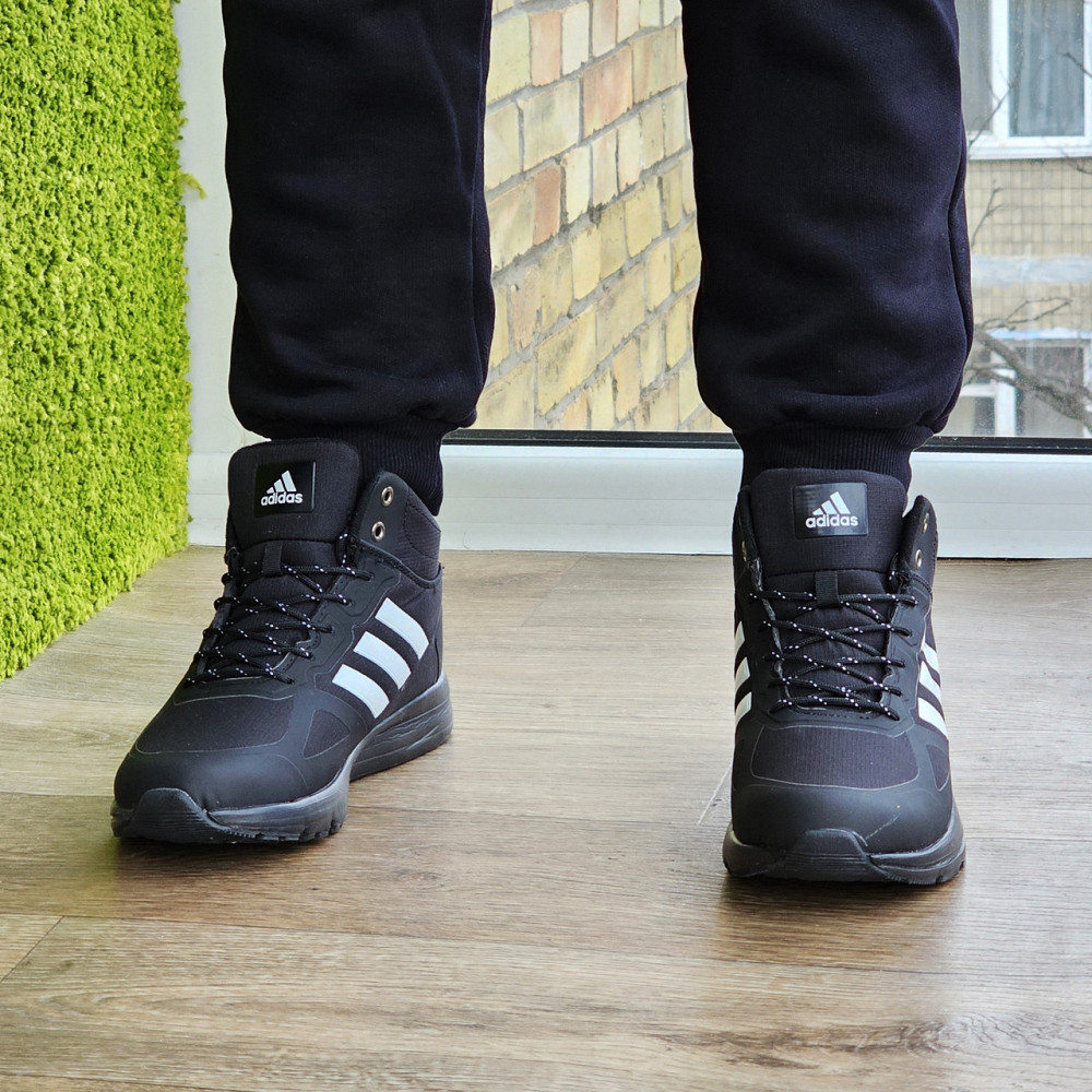 Зимние Кроссовки Adidas Terrex GORE-TEX с МЕХОМ Черные Мужские Адидас Гортекс (размеры: 41,42,43,44,45,46) Днепр - изображение 9