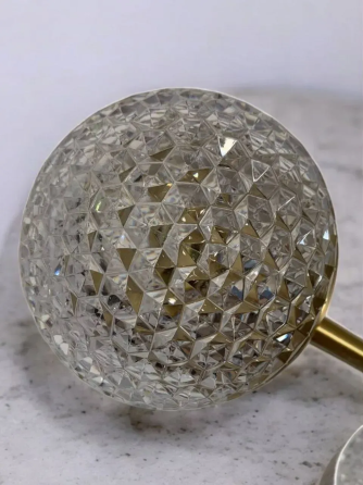 Люстра светодиодная потолочная Светлячок 5003 (Золотистый) 9 плафонов Киев