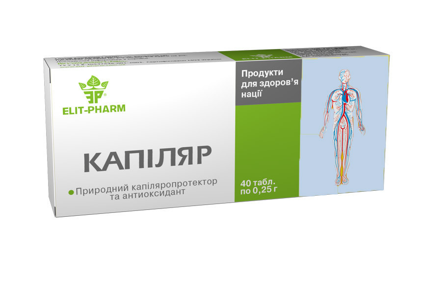 Капіляр (Еліт-Фарм) 80 табл. Київ - фото 1