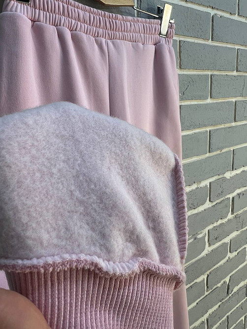 Штаны женские Pepper&mint 24-13 спортивные джоггеры резинка на талии утепленные розовые, розовый, L Киев - изображение 12