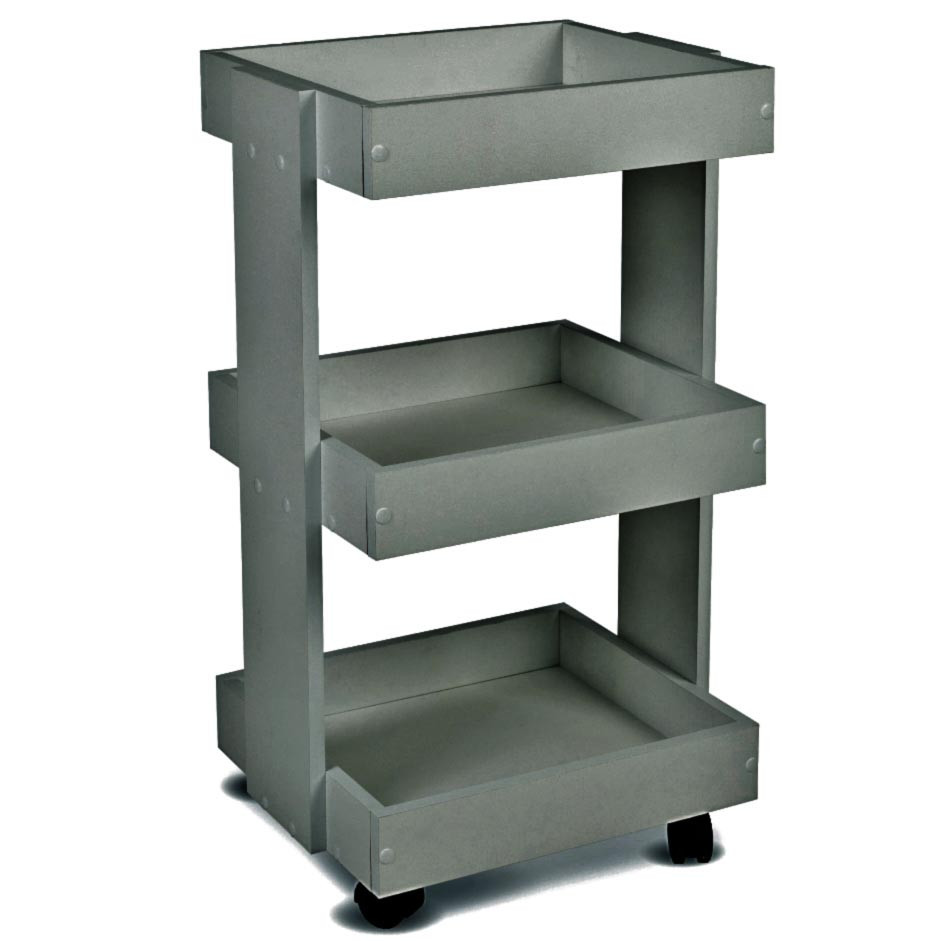 Этажерка для ванной на колёсиках 