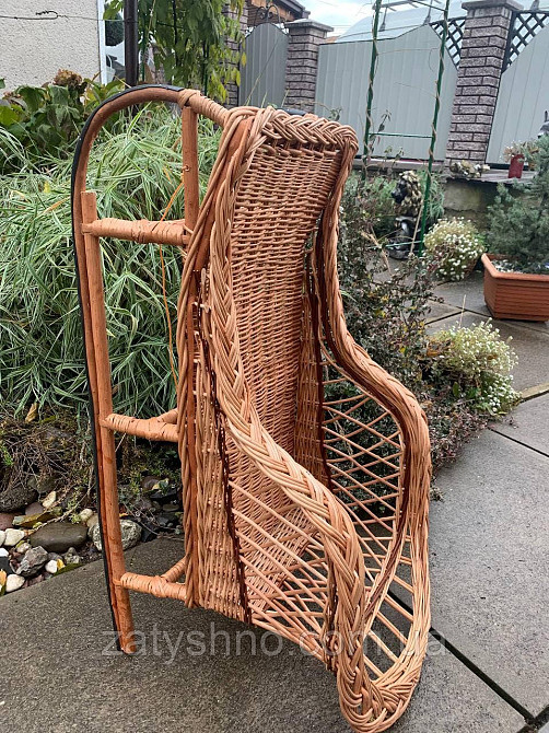 Санки плетеные для взрослых |санки из лозы для детей |санки на подарок Киев - изображение 4