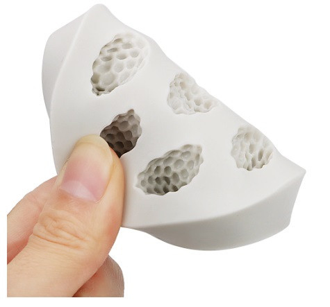 Молд силиконовый Ежевика 75 мм серый Киев - изображение 4