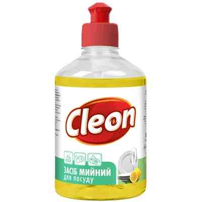 Средство для ручного мытья посуды Cleon Лимон 500 мл (4820289450190) Винница