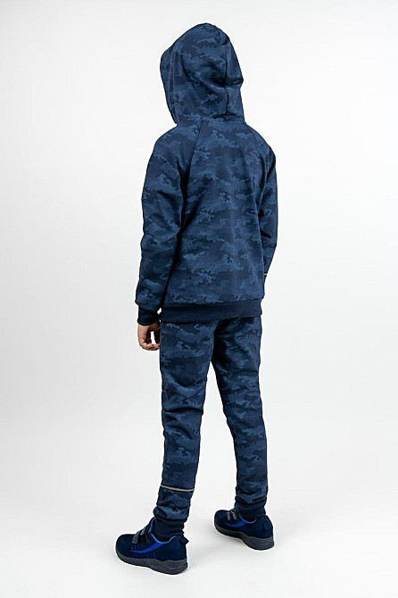 Костюм спортивний для хлопчиків, двухпредметный, "Індиго" топ 146 Крохатушка одяг Київ - фото 2