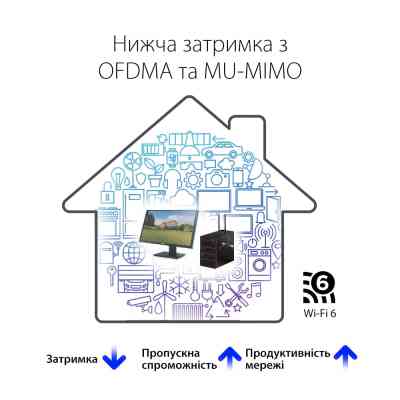 Мережева карта Wi-Fi ASUS PCE-AX1800 Вінниця
