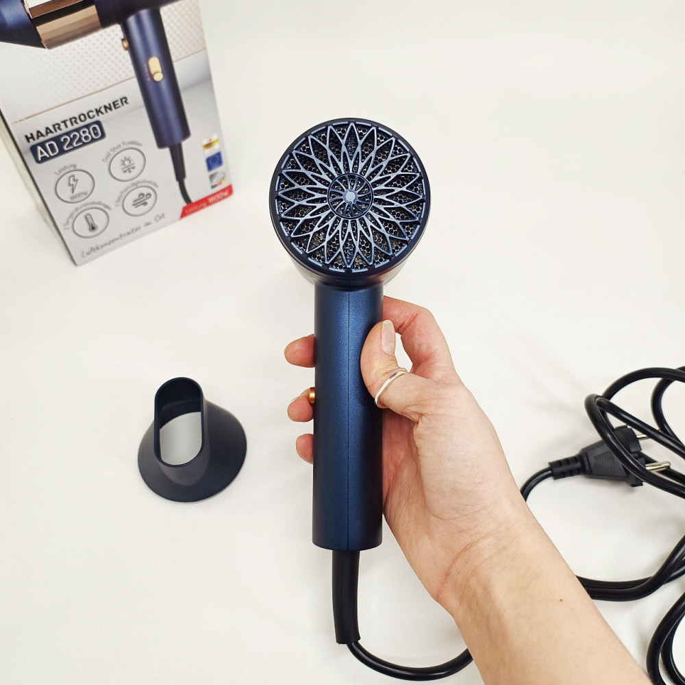 Фен для волос с холодным обдувом Adler, Фен электрический с насадками Качественный для волос RW-97 Львов - изображение 4