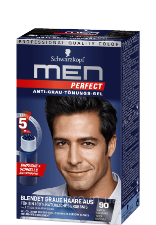 90 Мужская гель-краска Schwarzkopf  Men Perfect  №90 черный Киев - изображение 2